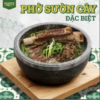 Phở sườn cây đặc biệt bát đá FAVOS